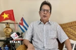 Nguyên Đại sứ Cuba tại Việt Nam Fredesmán Turró González. (Ảnh: Mai Phương/TTXVN)