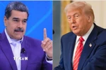 Tổng thống Mỹ Donald Trump và tổng thống Venezuela Nicolas Maduro. (Nguồn: TTXVN)