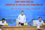Thủ tướng Lê Minh Hưng chủ trì Hội nghị trực tuyến sơ kết 6 tháng đầu năm 2026 về lĩnh vực giao thông vận tải. (Ảnh: Dương Giang/TTXVN)