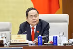Chủ tịch Quốc hội Trần Thanh Mẫn phát biểu. (Ảnh: Doãn Tấn/TTXVN)