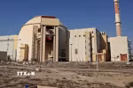 Quang cảnh nhà máy điện hạt nhân Bushehr của Iran. (Ảnh AFPTTXVN)