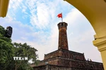 Cột cờ Hà Nội (còn gọi là Kỳ Đài Hà Nội) là một di tích tiêu biểu trong quần thể các di tích thuộc Di sản thế giới Khu trung tâm Hoàng Thành Thăng Long-Hà Nội. (Ảnh: Thanh Tùng/TTXVN)