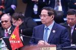 Thủ tướng Phạm Minh Chính dự Hội nghị Cấp cao ASEAN-Liên hợp quốc lần thứ 15. (Ảnh: Dương Giang/TTXVN)