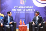 Thủ tướng Phạm Minh Chính gặp Tổng thống Philippines Ferdinand Romualdez Marcos Jr.. (Ảnh: Dương Giang/TTXVN)