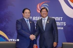 Thủ tướng Phạm Minh Chính gặp Tổng thống Philippines Ferdinand Romualdez Marcos Jr.. (Ảnh: Dương Giang/TTXVN)