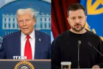 Tổng thống Donald Trump và Tổng thống Volodymyr Zelensky. (Nguồn: AFP-Getty Images/TTXVN)