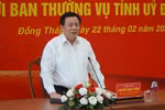 Đồng chí Nguyễn Xuân Thắng phát biểu tại hội nghị. (Ảnh: Nhựt An/TTXVN)