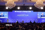 Tổng Bí thư, Chủ tịch nước Tô Lâm phát biểu dẫn đề tại Đối thoại Shangri-La lần thứ 23. (Ảnh: Thống Nhất/TTXVN)