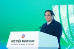 Thủ tướng Phạm Minh Chính phát biểu tại Diễn đàn Tương lai ASEAN 2025. (Ảnh: Dương Giang/TTXVN)