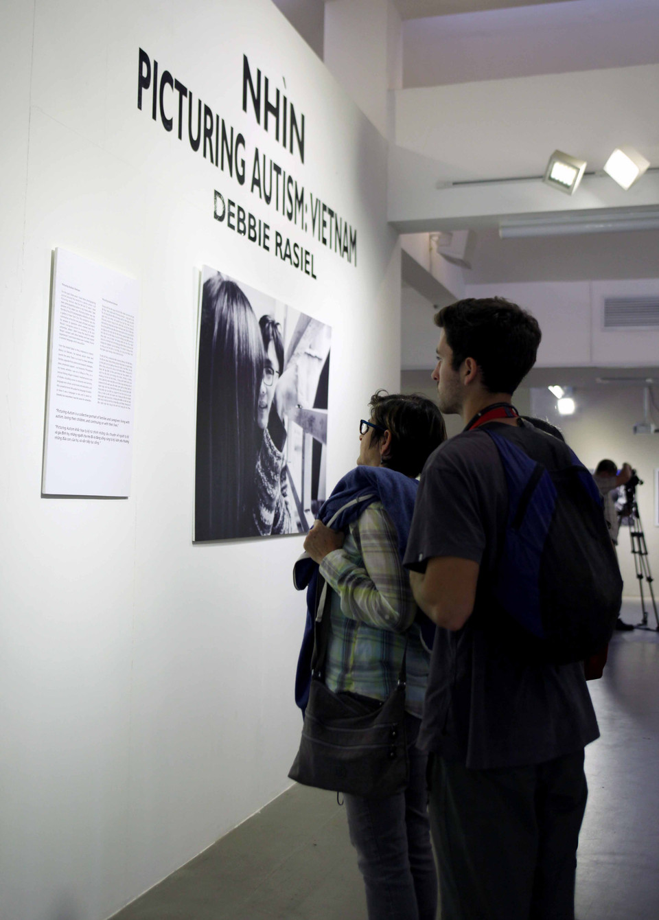 Dự án Picturing Autism này ra đời như cầu nối giữa hai thế giới: nghệ thuật và tự kỷ. (Ảnh: Doãn Đức/Vietnam+)