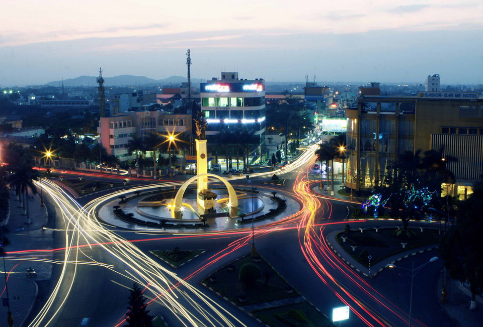  Ngã sáu trung tâm thành phố Buôn Ma Thuột hôm nay.