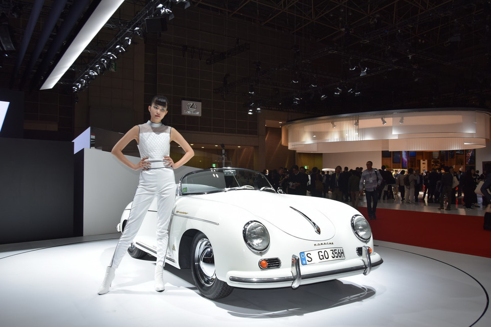 Một mẫu xe của Porsche. (Ảnh: Cẩm Tuyến/Vietnam+)