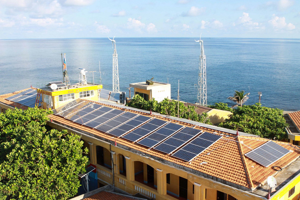 Một góc đảo An Bang. (Ảnh: Minh Quyết/TTXVN)