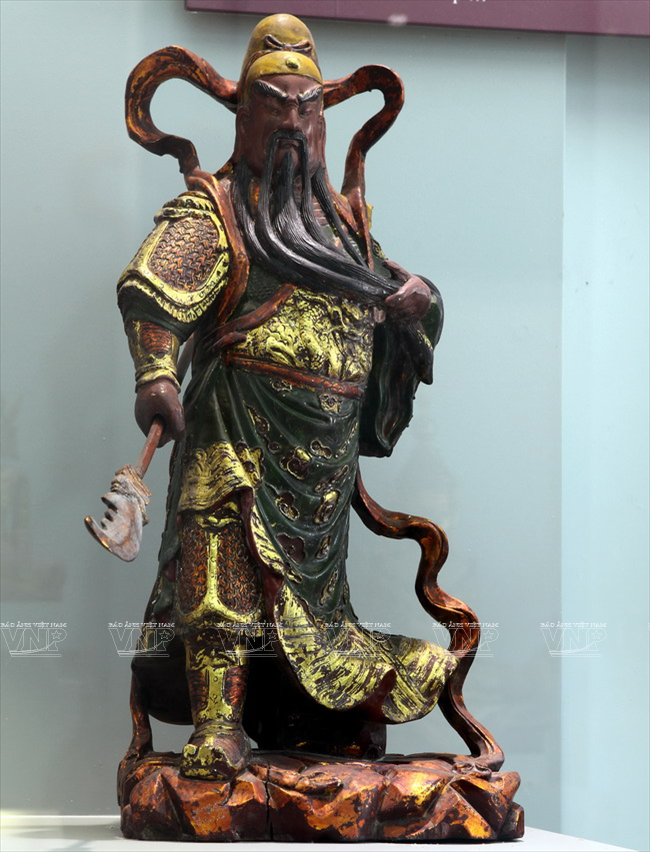 Tượng Quan Công thế kỷ XIX. (Ảnh: Lê Minh/Báo ảnh Việt Nam)
