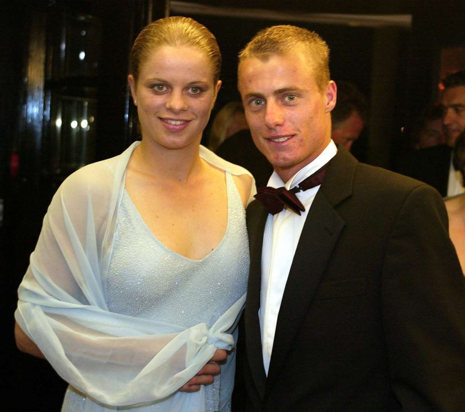 Lleyton Hewitt và Kim Clijsters. (Nguồn: AP)