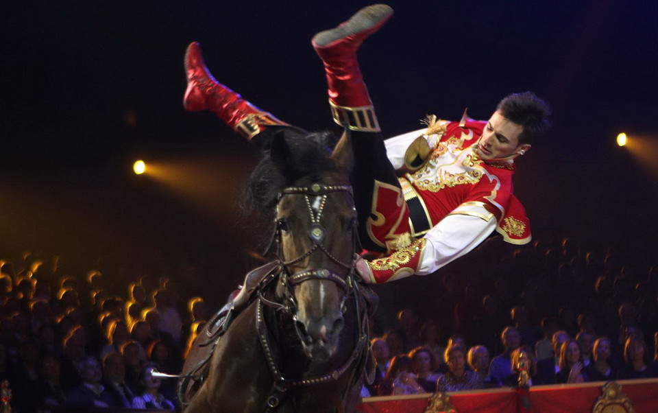 Màn biểu diễn của Yakov Ekk đến từ đoàn Nga. (Nguồn: AP)