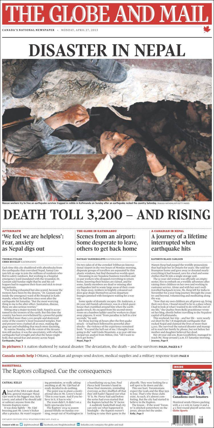 Globe and Mail, Canada