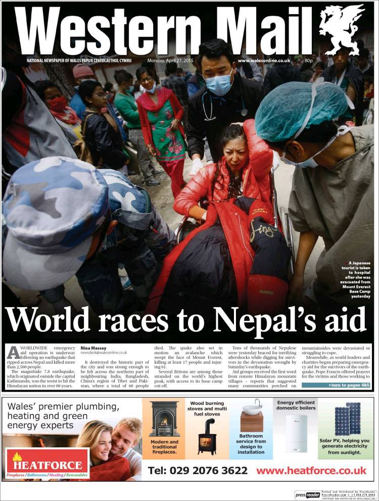 Western Mail, Xứ Wales.