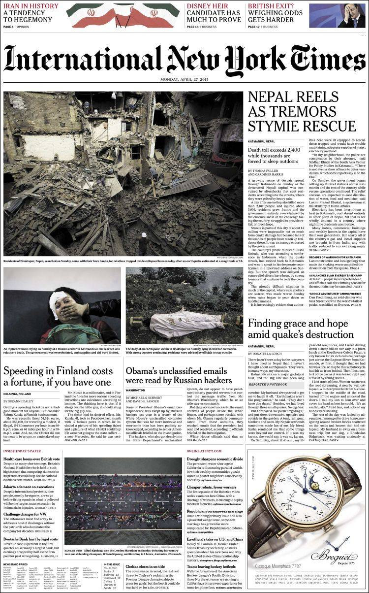 International New York Times.