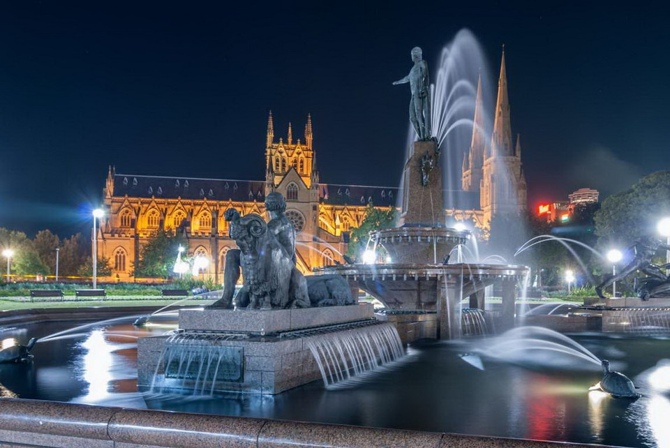 J. F. Archibald Memorial Fountain, Sydney, Australia. (Nguồn: Getty Images)