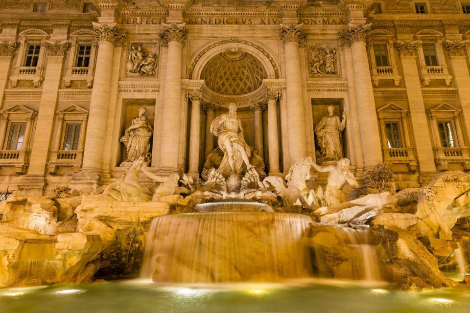 Trevi Fountain, Rome, Italy. (Nguồn: REX)