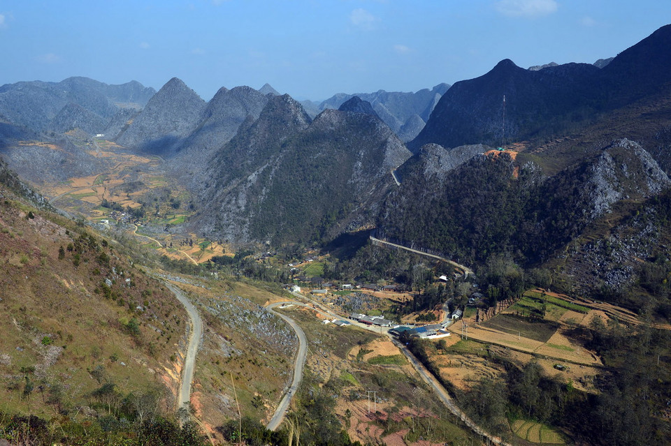 Cao nguyên đá Đồng Văn, Hà Giang. (Ảnh: Thanh Hà/TTXVN)