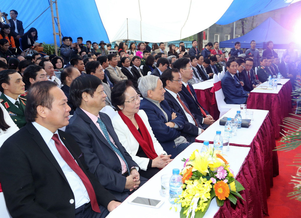 Các đại biểu dự lễ khai mạc Hội báo toàn quốc 2017. (Ảnh: Doãn Tấn/TTXVN)