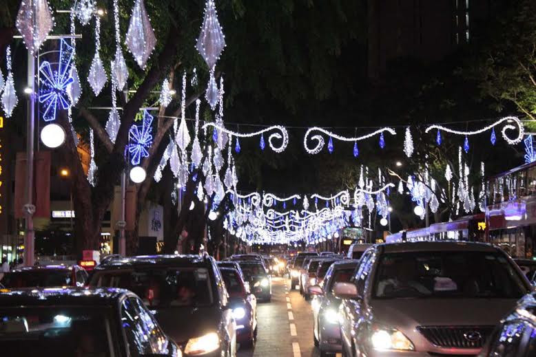 Orchard, khu phố trung tâm sầm uất nhất ở quốc đảo Sư tử. (Ảnh: Lê Hải/Vietnam+)