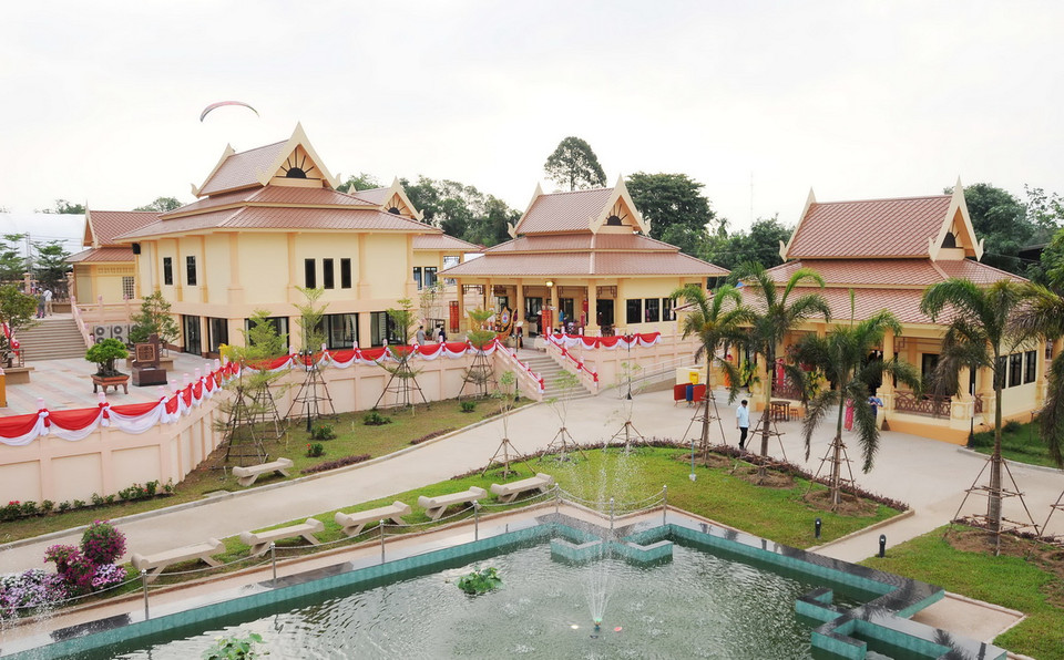 Một góc quần thể khu tưởng niệm. (Ảnh: Sơn Nam/Vietnam+)