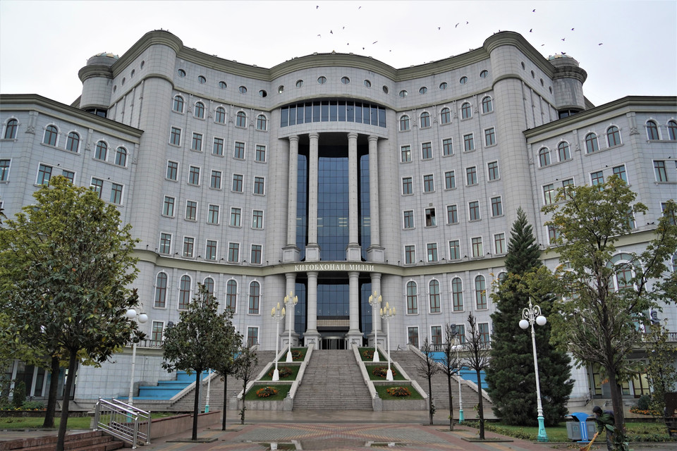 Thư viện Quốc gia Tajikistan. (Ảnh: Duy Trinh/TTXVN)