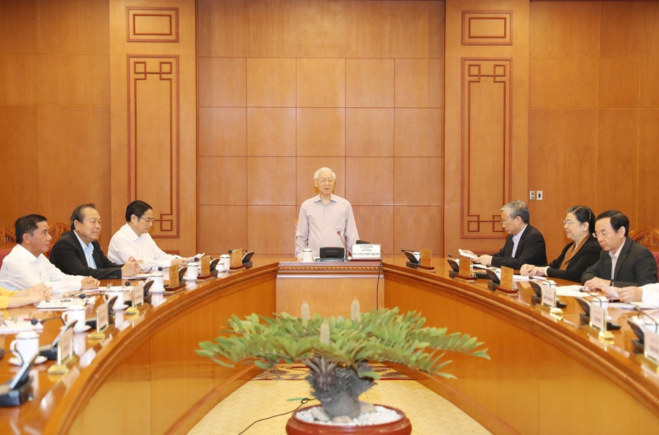 Toàn cảnh cuộc họp. (Ảnh: Trí Dũng/TTXVN)