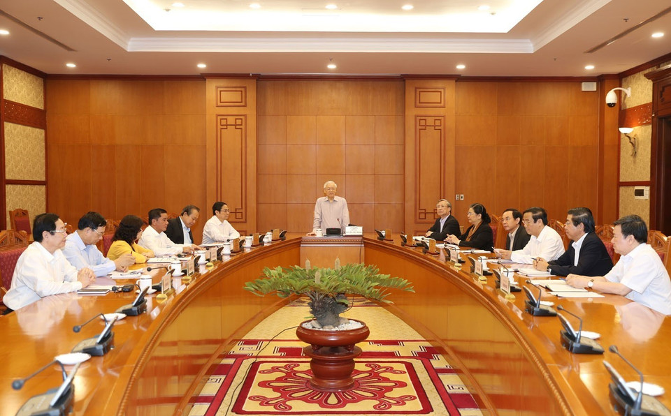 Toàn cảnh cuộc họp. (Ảnh: Trí Dũng/TTXVN)