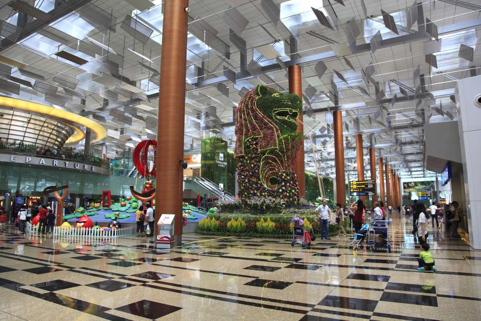 Sân bay Changi, Singapore cung cấp các chuyến bay đến hơn 200 điểm đến trên toàn thế giới. (Nguồn: Getty Images)