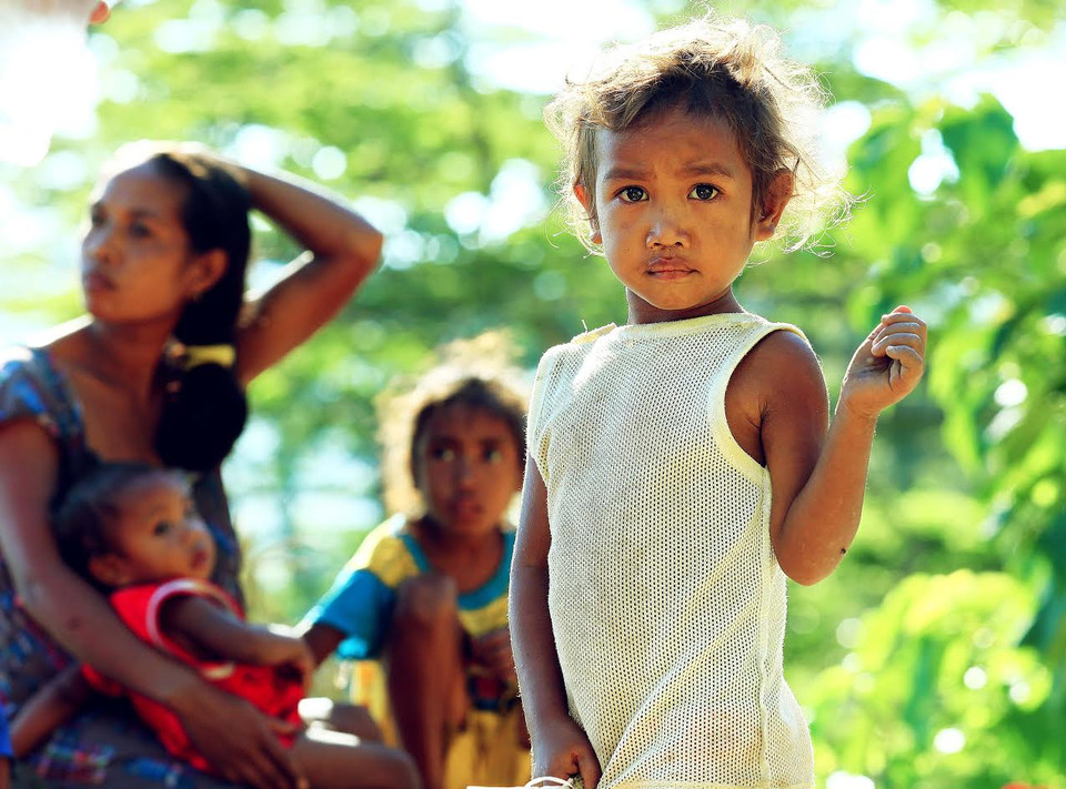 Em bé Timor-Leste. (Ảnh: PV/Vietnam+)