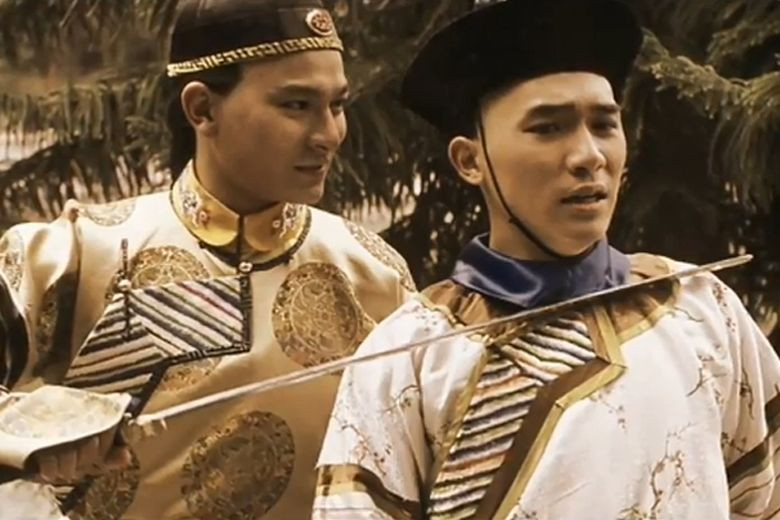 Lưu Đức Hoa và Lương Triều Vỹ trong Lộc Đỉnh Ký năm 1984 