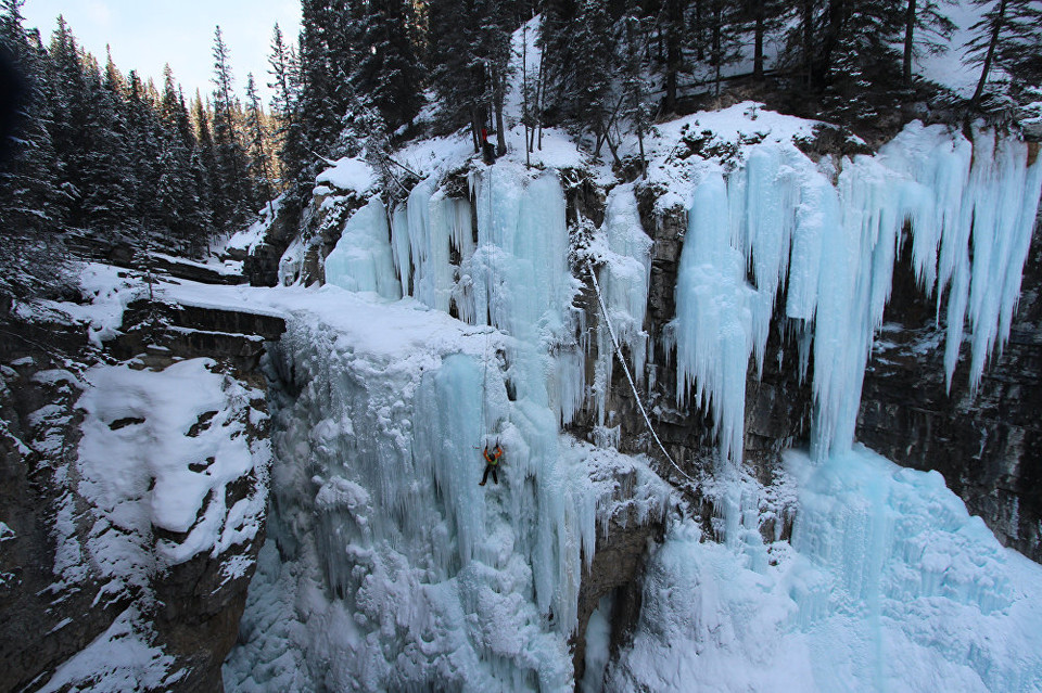 Núi Johnston, công viên quốc gia Banff ở Albert, Canada. (Nguồn: Sputniknews)