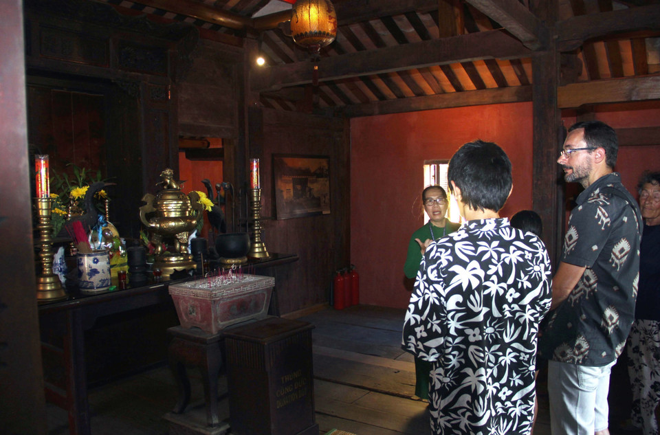 Sau gần hai năm, đến nay, công tác trùng tu, tôn tạo di tích lịch sử nổi tiếng Chùa Cầu, thành phố Hội An (tỉnh Quảng Nam) đã hoàn tất. (Ảnh: Trịnh Bang Nhiệm/TTXVN)