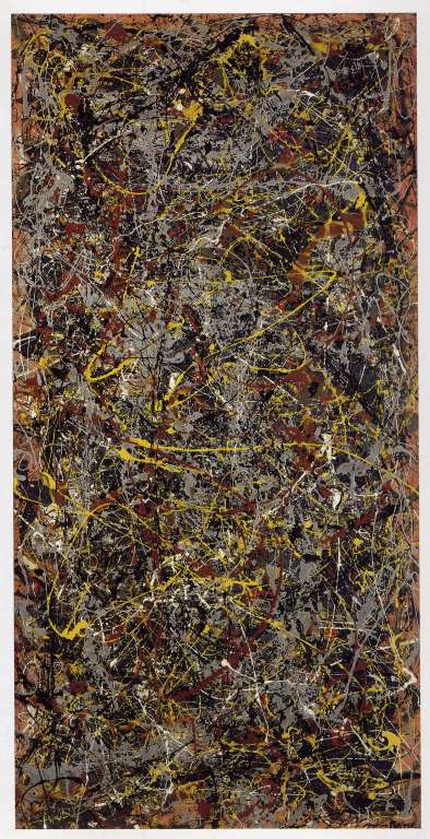 'No 5, 1948' của Jackson Pollock (164 triệu USD). (Nguồn: AP)