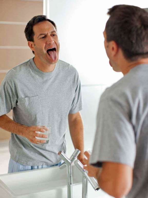 Cảm thấy một số thay đổi trong miệng. (Nguồn: Corbis)