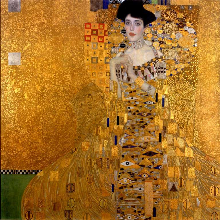 'Chân dung Adele Bloch-Bauer I' của Gustav Klimt (158 triệu USD). (Nguồn: Getty Images)