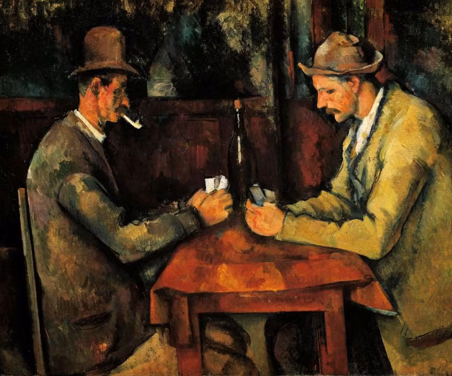 'The Card Players' của Paul Cezanne (274 triệu USD). (Nguồn: Getty Images)