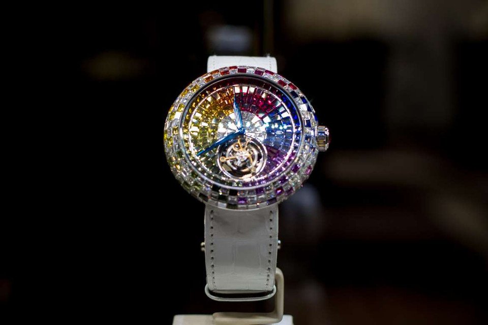 Jacobs &amp; Co Brilliant Flying Tourbillion Arlequino - 47mm. (Nguồn: Pocket-lint) 