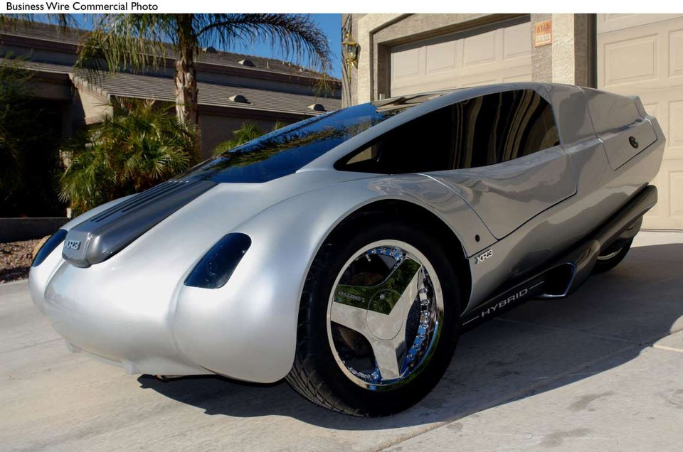 Chiếc xe ba bánh XR-3 hybrid này hứa hẹn sẽ rất tiết kiệm nhiên liệu. (Nguồn: Business Wire)