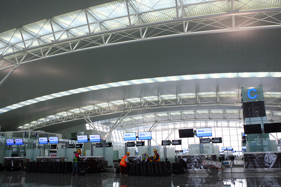 Nhà ga T2 được đánh giá là ga hàng không hiện đại nhất của Việt Nam. (Ảnh: Huy Hùng/TTXVN)