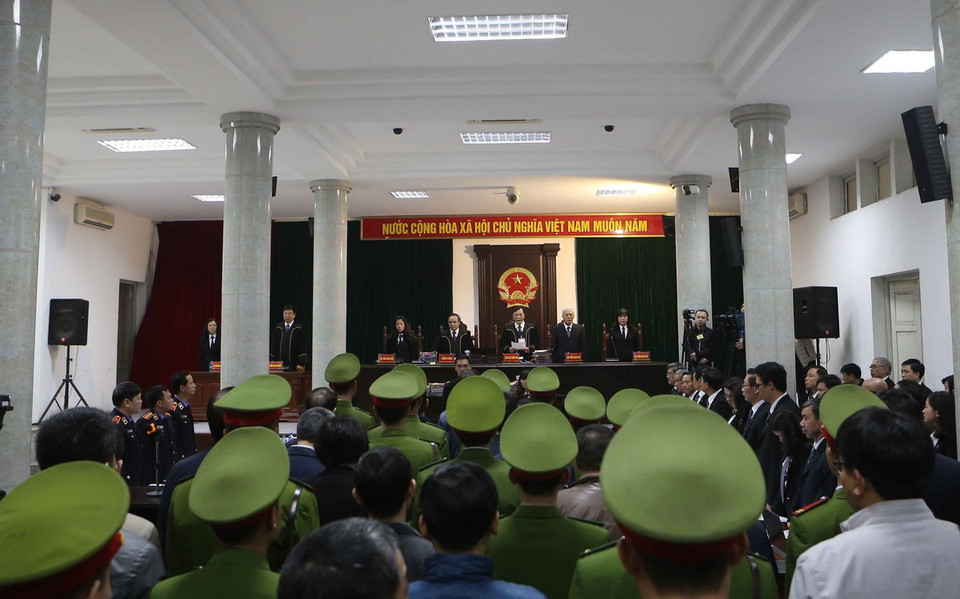 Dự kiến, phiên tòa diễn ra từ 8/1-21/1/2018. (Ảnh: Doãn Tấn/TTXVN)