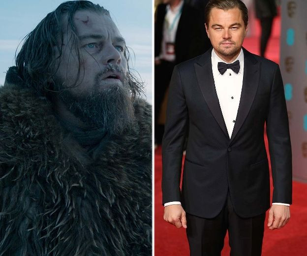 Sau 22 năm chờ đợi, với vai diễn Hugh Glass trong 'The Revenant' (2015), Leonardo DiCaprio đã giành giải Nam diên viễn chính xuất sắc nhất. Hugh Glass là nhân vật có thật, là một nhà thám hiểm thế kỷ 19 và bị bỏ lại trong rừng. Vì vậy, Leonardo DiCaprio luôn phải để râu rậm, tóc nhờn và luôn có máu và bùn trên người trong hầu hết các cảnh trong phim. (Nguồn: Torontosun) 