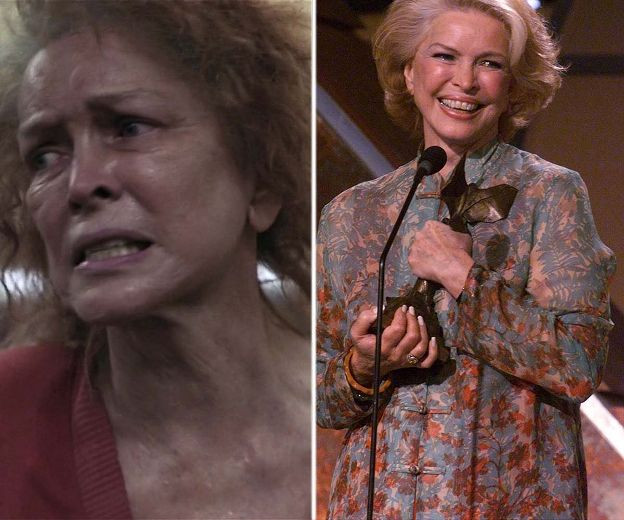 Ellen Burstyn vào vai một bà mẹ nghiện thuốc phiện, gầy hốc hác trong phim 'Requiem For A Dream' (2000). Bà thậm chí còn giảm 4kg do ăn quá nhiều súp bắp cải trong khi đóng phim. (Nguồn: Torontosun)