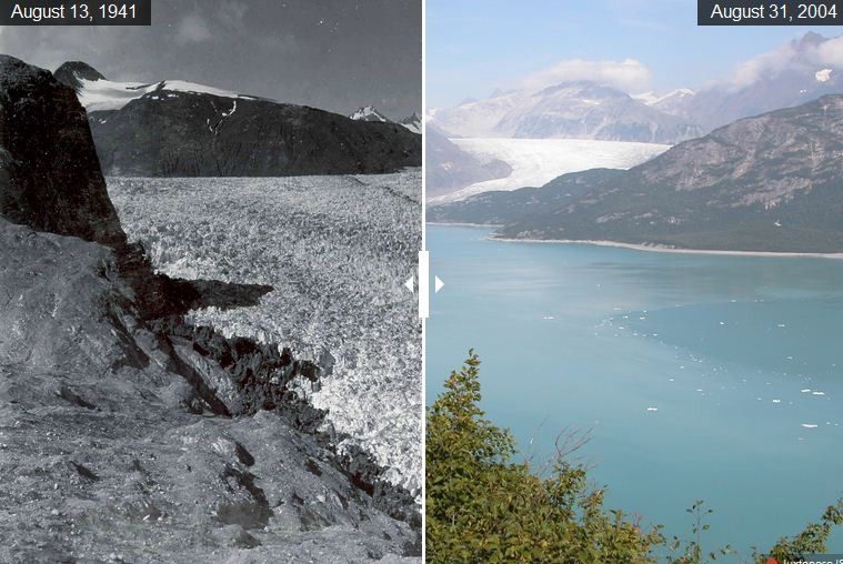 Sông băng Muir Glacier ở Alaska. (Nguồn: indy100.com)