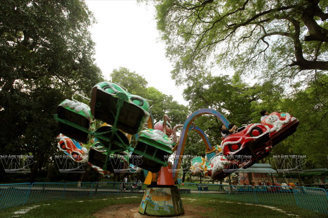 Khu vui chơi dành cho khách thăm quan. (Ảnh: Lê Minh/Báo ảnh Việt Nam)