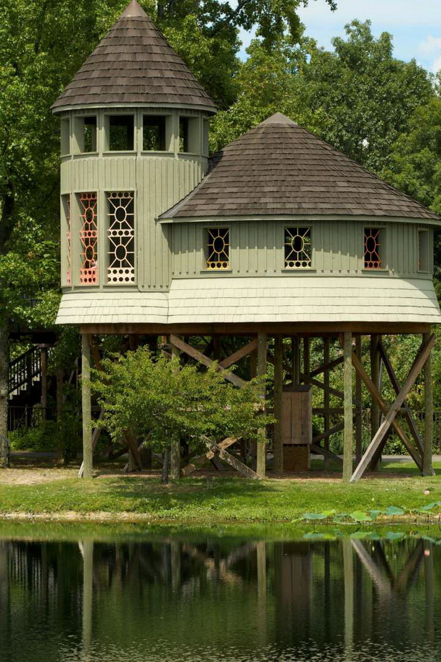 Một ngôi nhà trên cây cho những đứa trẻ. (Nguồn: Getty Images)